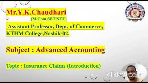 Basic Introduction of Insurance Claim