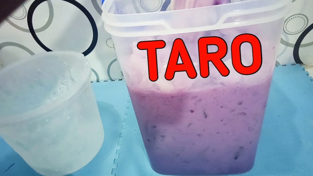 Cara membuat es TARO