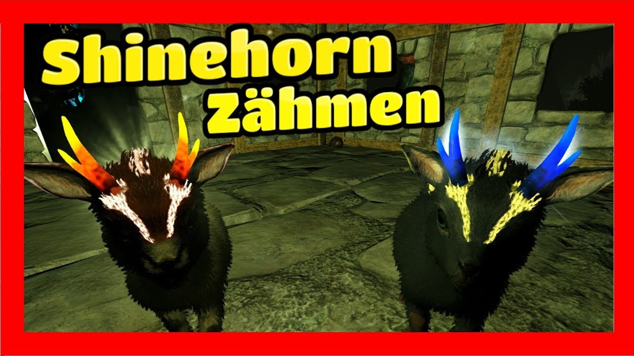 ARK Survival Evolved Deutsch // Shinehorn Zähmen !!!