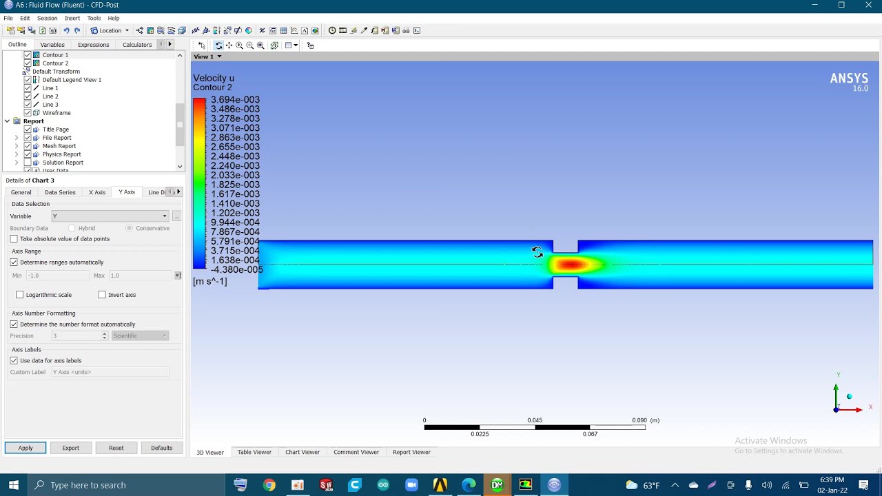 L6 || Flow through pipe + orifice meter(modified ques) HW || Ansys ...