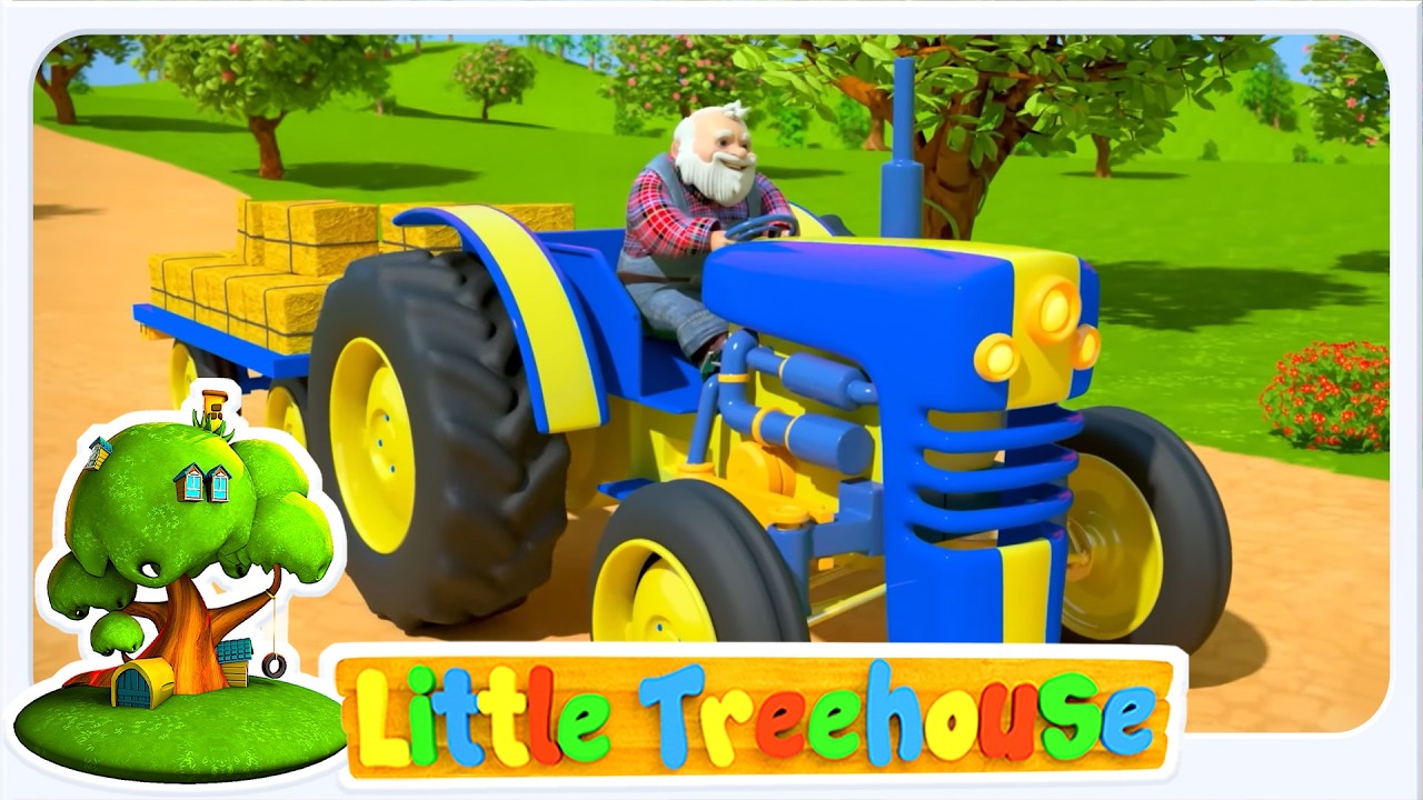 Колеса На Тракторі | Відео Про Сільськогосподарську Техніку Для Дошкільнят