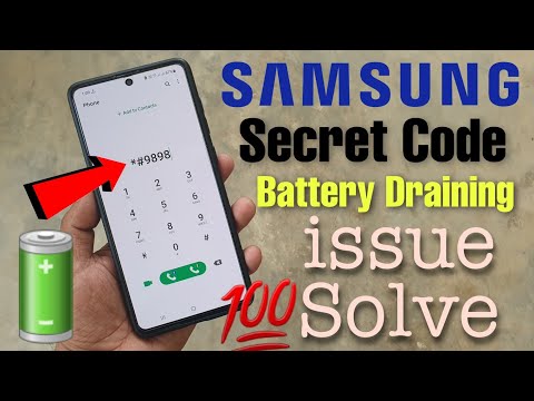 All Samsung : Complete Solution Of Battery Draining || Only 1 Secret Code dial 100% Working