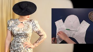 Fun Sleeves & Flouncy Hems // A Retro Sateen Dress