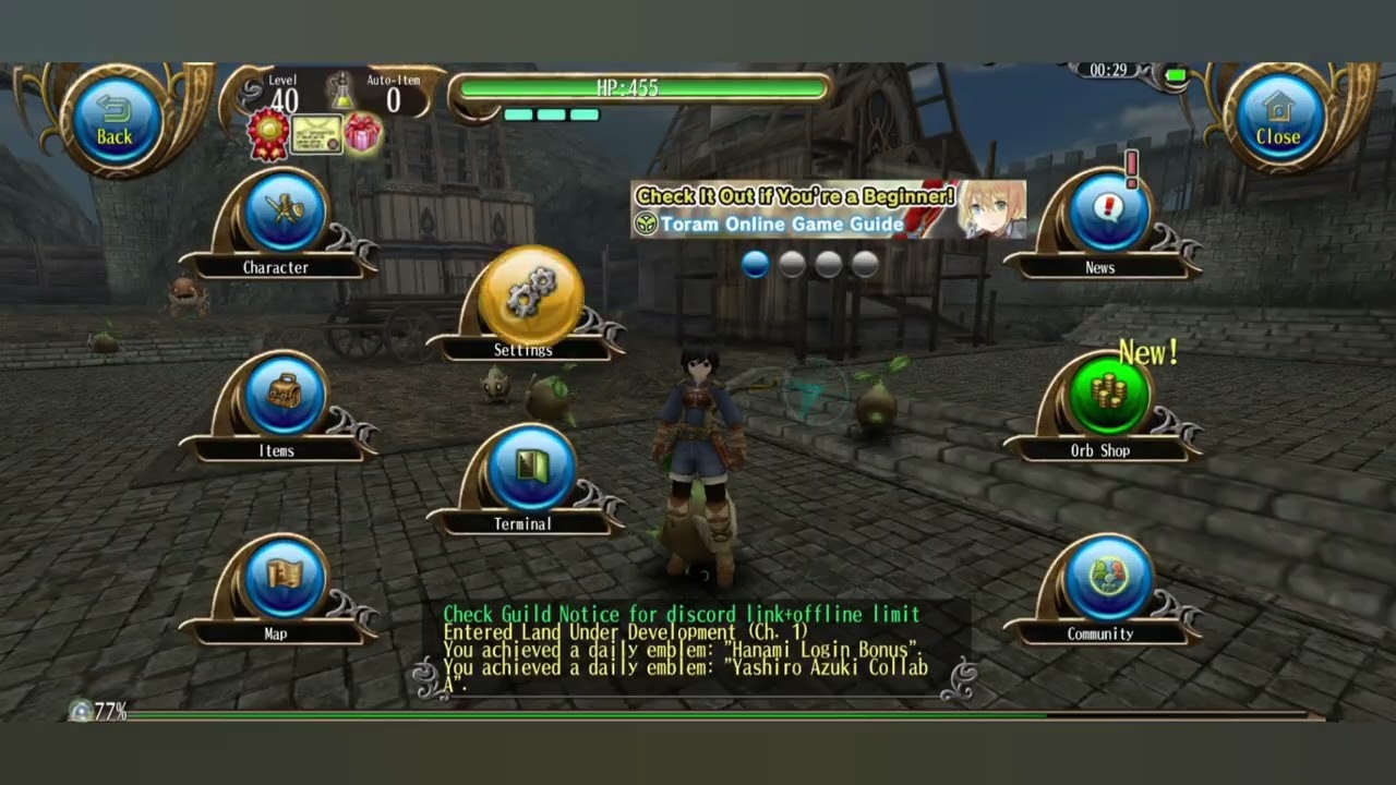 Asobimo accounts Toram Online YouTube