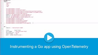 Instrumenting a Go app using OpenTelemetry