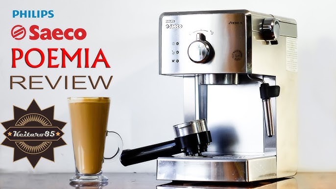 Philips Saeco Poemia HD8427 - espresso + latte + expert (rewiev / demo) 