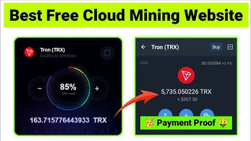 Live Free 163 TRX Withdrawal || Best Free Cloud Mining Site || Free Bitcoin Cloud Mining Website
