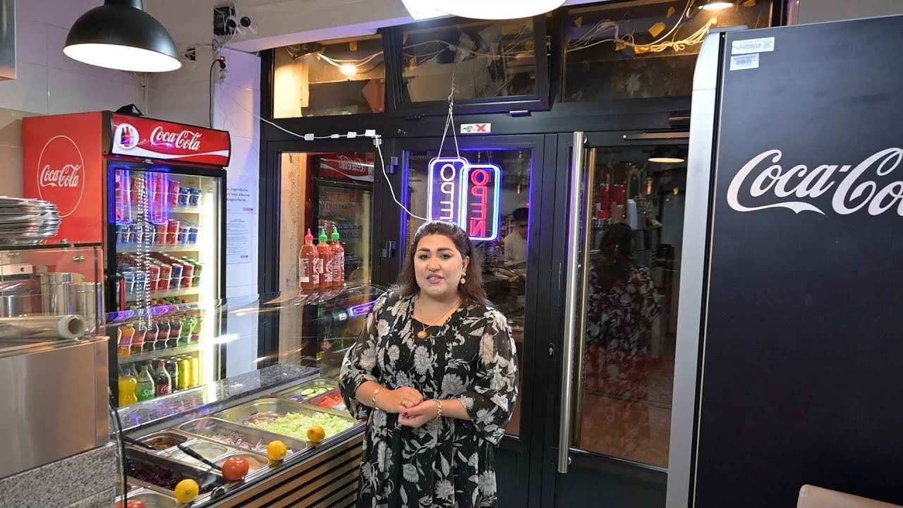 1 روز رفتیم آلمان پیش خواهرم |  و من در رستوران خود lahmacun ترکی درست کردم👌😍