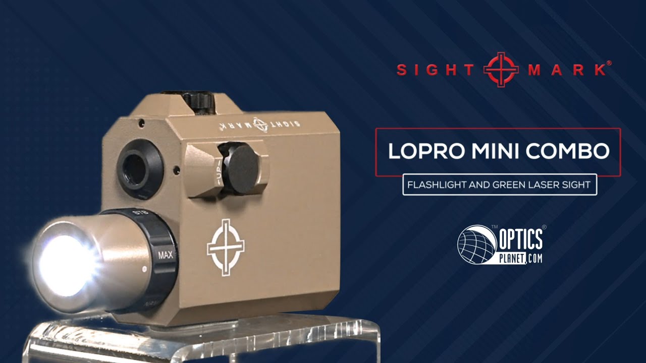 Sightmark LoPro Mini Combo Flashlight and Green Laser Sight - OpticsPlanet  com 