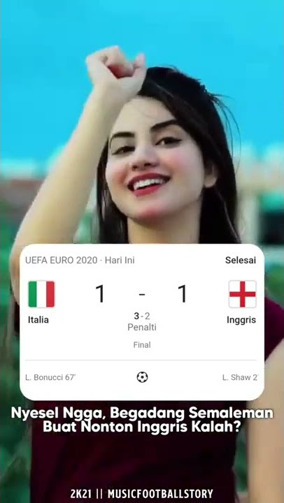 STORY WA ITALY JUARA EURO 2021 || FANS INGGRIS NYESEL GAK TUH BEGADANG SEMALEM 🤭🤭