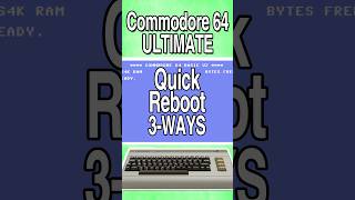 How To Reboot Your Commodore 64 Ultimate In 1 Second!