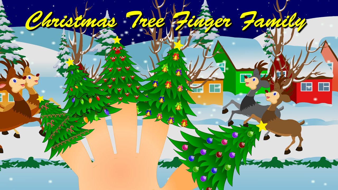 Christmas Tree Finger Family | English Nursery Rhymes for Kids - YouTube
