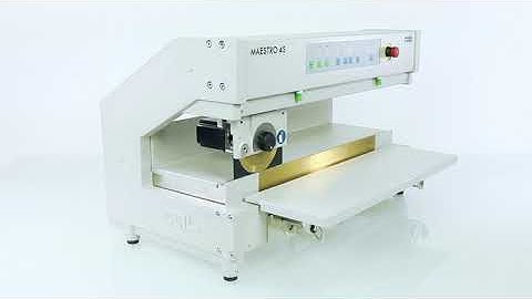 cab pcb separator MAESTRO 4S tutorial Changing the upper blade