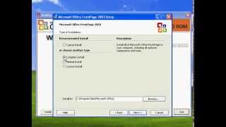 How to install Microsoft frontpage by elija_god