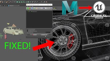 MAYA TO UNREAL ENGINE 5 EXPORTING ANIMATION ERROR! CRAFT DIRECTOR STUDIO! FOR TYRES AND CALIPERS!