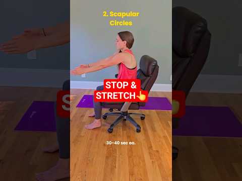 Stop! Take a Stretch Break: 6 Chair Moves for Desk Workers by Project YOU