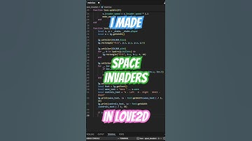 👨‍💻🤓 I Made Space Invaders With Just 150 Lines Of Lua Code