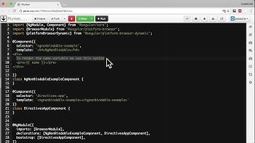 EP 5.5 - Angular / Built-In Directives / NgNonBindable