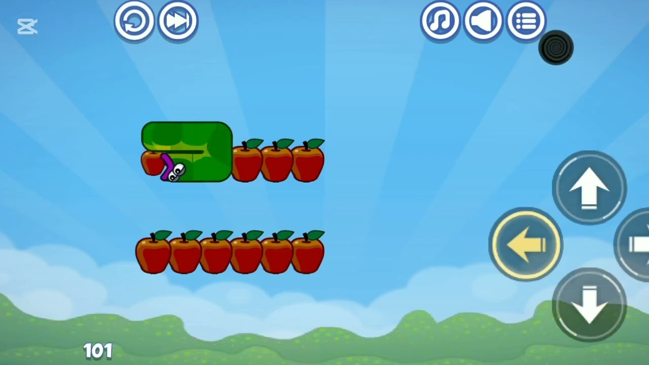 Apple Worm lvl 96-102 #gaming #brainpuzzle #bollywood #gameplay #viralvideo