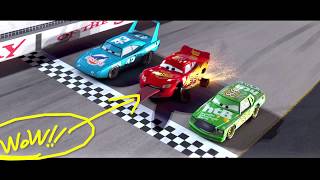 Lightning mcqueen's quick thinking causes the first ever three-way tie
at dinoco 400. disney•pixar cars, cars 2 and 3 blu - ray dvd's
available ...