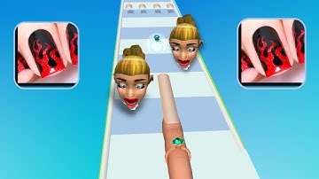 Nail Stack! 👸💅- Gameplay Walkthrough Part 4 - MAX Level 21-25 (Android, iOS) Updated!!