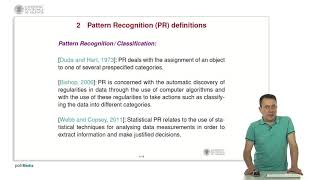 Machine Learning and Pattern Recognition |  | UPV