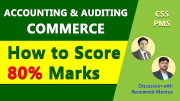 Accounting and auditing for CSS | Commerce for PMS | Commerce Lecturer Jobs | Study River | CSS CLUB