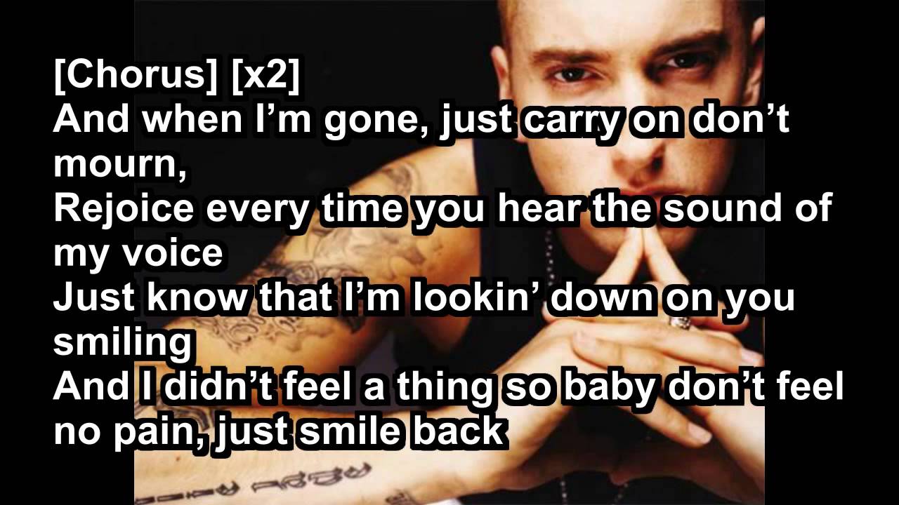 Eminem When I M Gone Full Lyrics Youtube