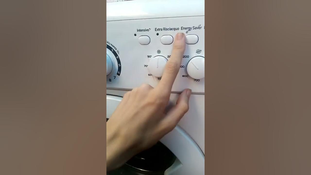 spiegazione funzionamento opzione Energy saver nella Indesit - YouTube