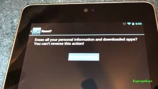 Google Nexus 7: How to Back-up & Restore Data screenshot 3