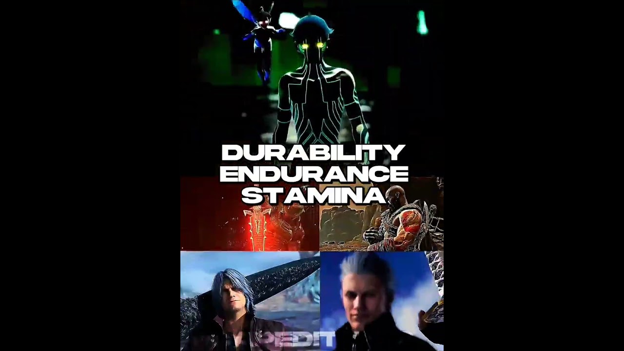 Demi Fiend vs Dante Vergil Kratos Doomguy