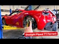 WHAT A $10,000 FERRARI 488 STRAIGHT PIPE EXHAUST SOUNDS LIKE! *LOUD*
