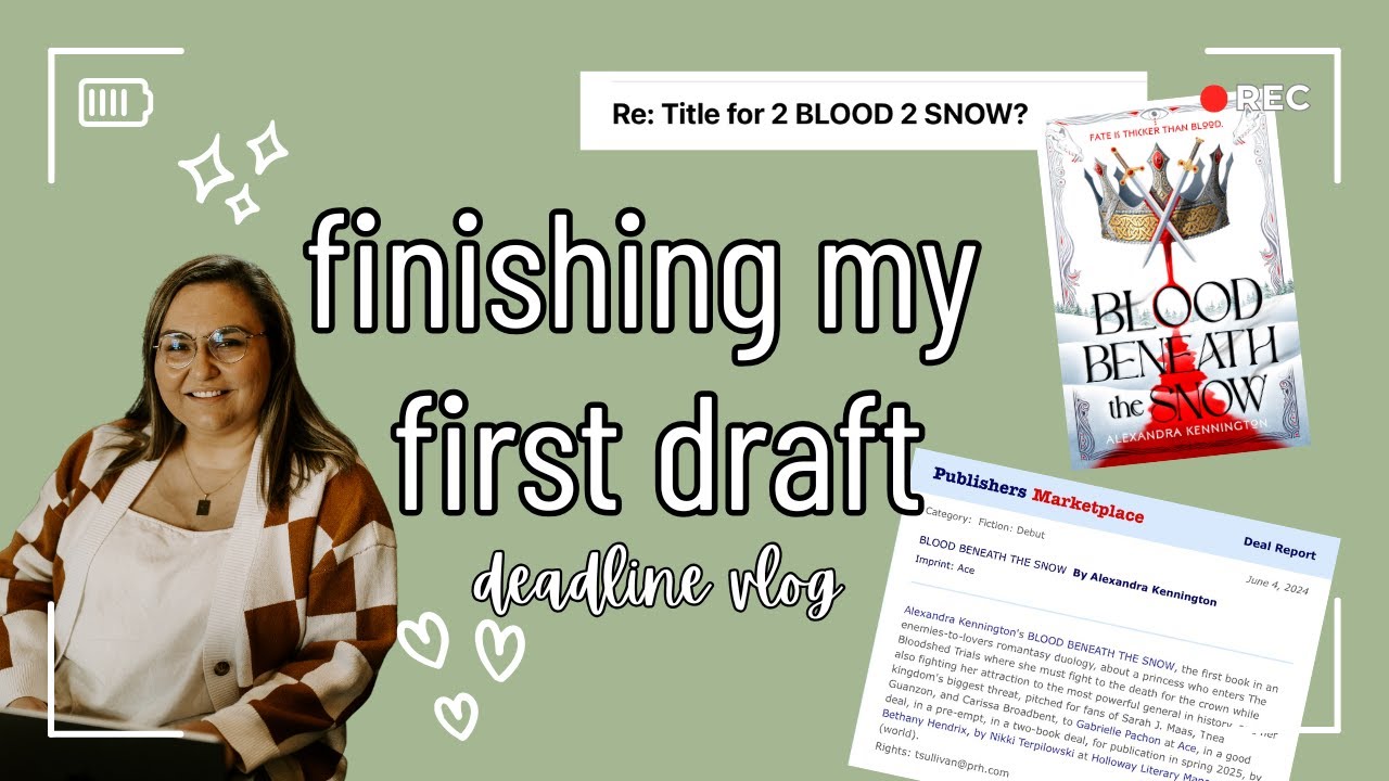 finishing a first draft | an inside look at the writing process for my trad pub romantasy sequel