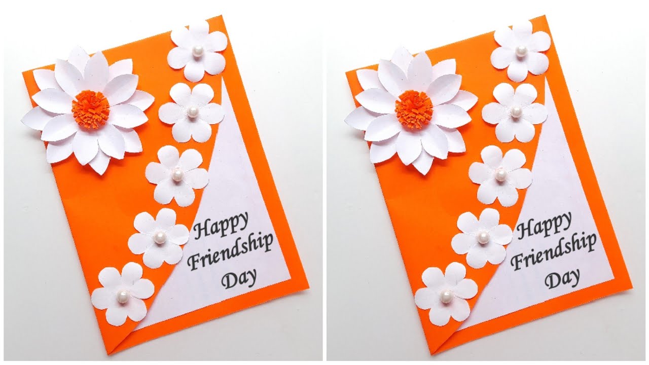 Easy & Beautiful Friendship Day Card / DIY Friendship Day Card ...