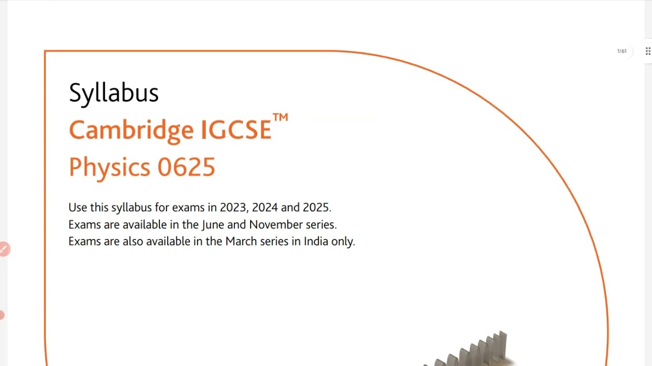 INTRO TO CAIE | IGCSE  PHYSICS | O/LEVEL