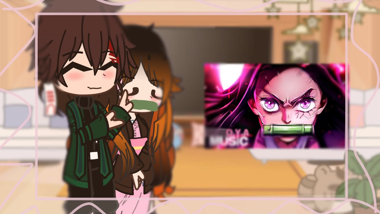 {Hashiras+Tanjiro e Nezuko reagem a rap da Nezuko “Amanhecer”!} {Sem Gyomei} {✨🍰🧁⭐️} {D.Y.A}