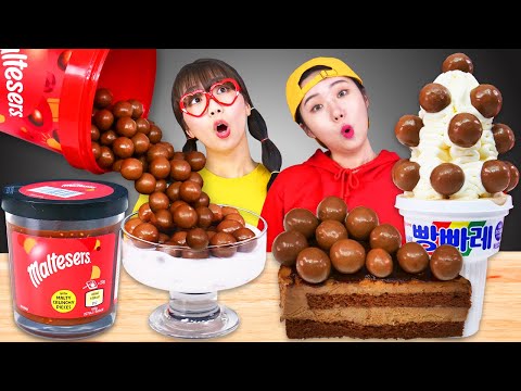 Mukbang Maltesers Chocolate Ice Cream 몰티져스 초콜릿 먹방 Labeat 랩잇 