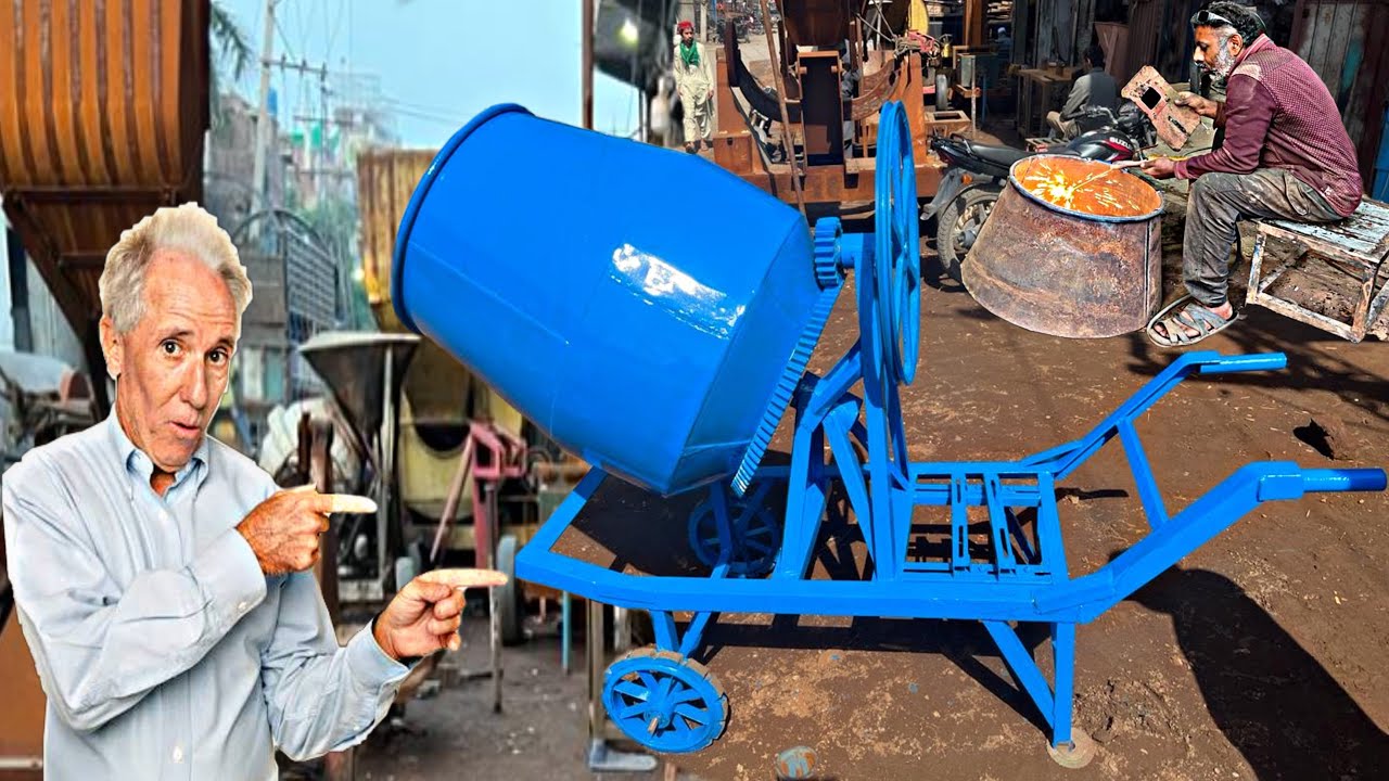 With Nearly 100 Years Of Experience, HandOperated Cement Mixer