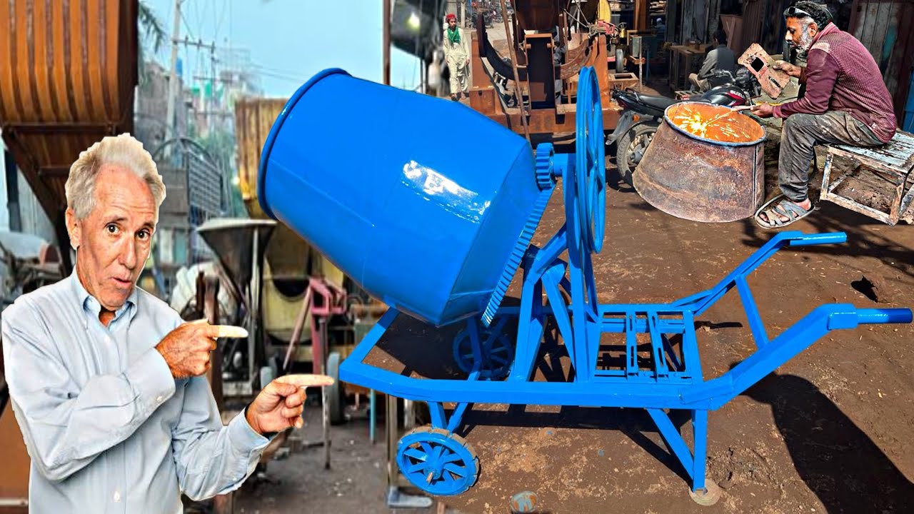 With Nearly 100 Years Of Experience, Hand-Operated Cement Mixer Machines  Have Been Developed 