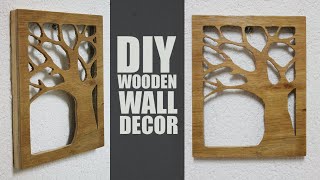 This video shows how to make wood wall decor. for woodworking project
you need scrap wood, scroll saw and drill machine. is an awesome idea
any...