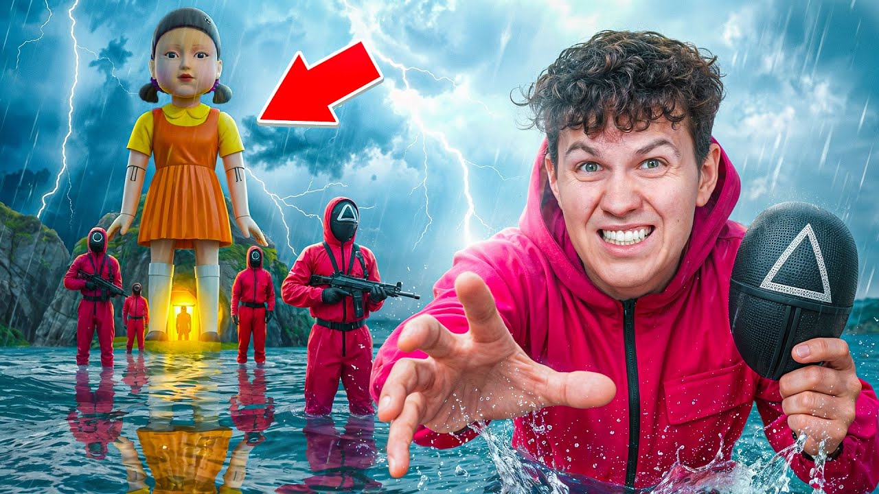 Jeg Udforsker et SQUID GAME HOTEL Om Natten!