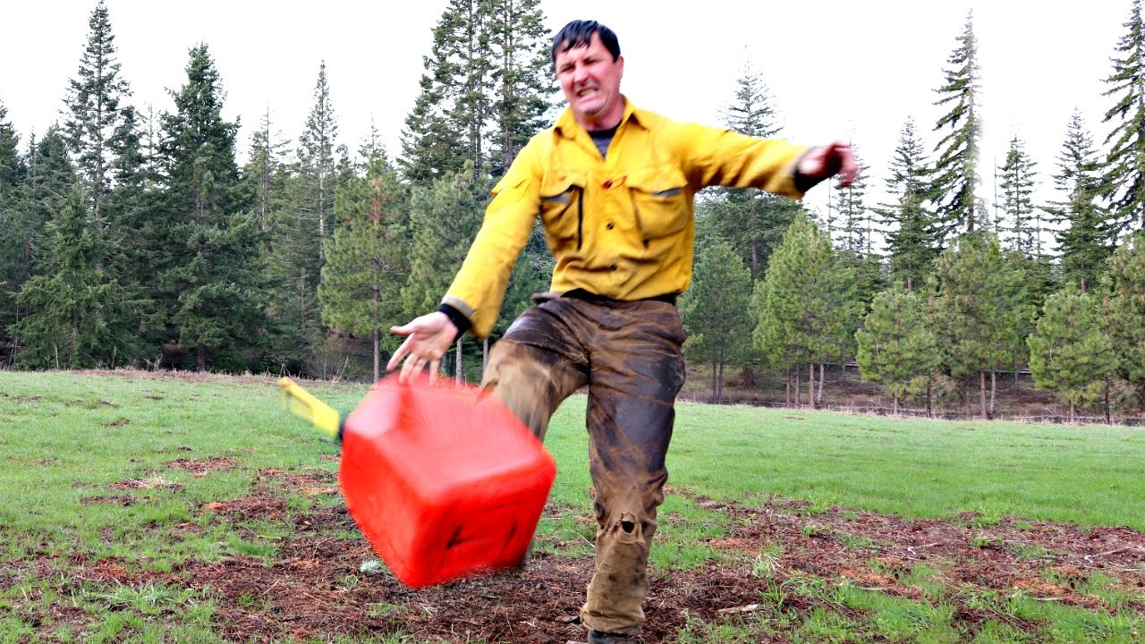 Stupid Can Made Me Spill My Gas!!