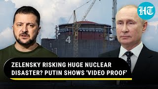 Russia Claims Video Proof Of Ukraine Dropping Bomb Near Zaporizhzhia Nuclear Plant's Fuel Tanks