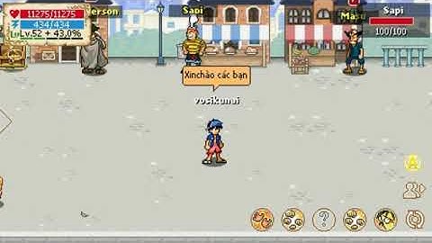 Skill võ sĩ lv 10,skill biển lv 5 HD -Hải tặc tí hon