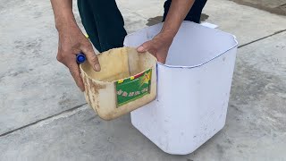 Tip Build Wood Stove With Plastic Can And Cement At Home For Beginners - DIY Wood Stove by Mixers Construction 52,083 views 2 years ago 12 minutes, 17 seconds