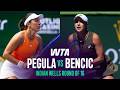 Jessica Pegula Gegen Belinda Bencic Achtelfinale Des WTA Turniers Indian Wells 2026 Spielzusa