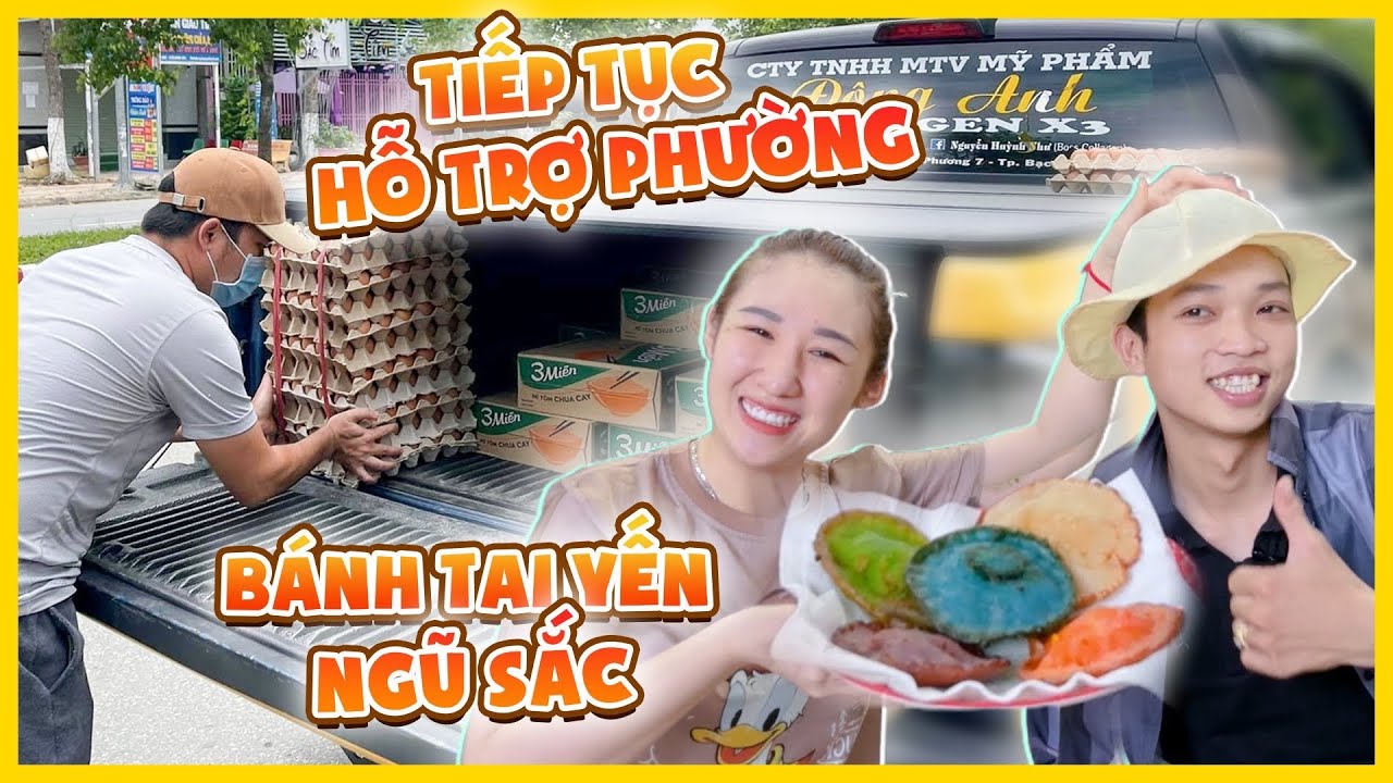 Cố gắng hết sức để giúp đỡ mọi người, trổ tài làm bánh tai yến ngũ sắc | Ngày giãn cách thứ 2.