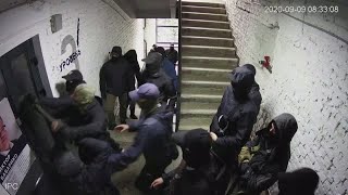 Masked Men Raid Belarusian Politician Babarikos Headquarters