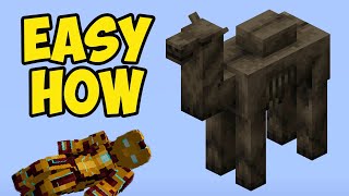 Minecraft CAMEL HUSK how find, get, use, summon | Minecraft Husk Camel (Full how)