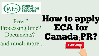 How to apply ECA through WES in hindi? #eca #assessment #wes #canada #hindi screenshot 1